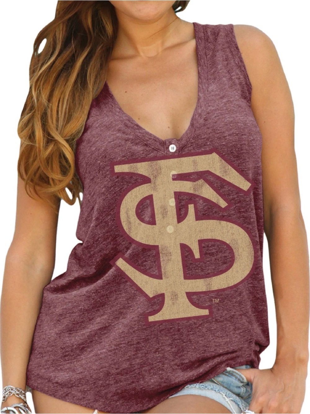 Florida State Retro Brand Burnout Tank size medium